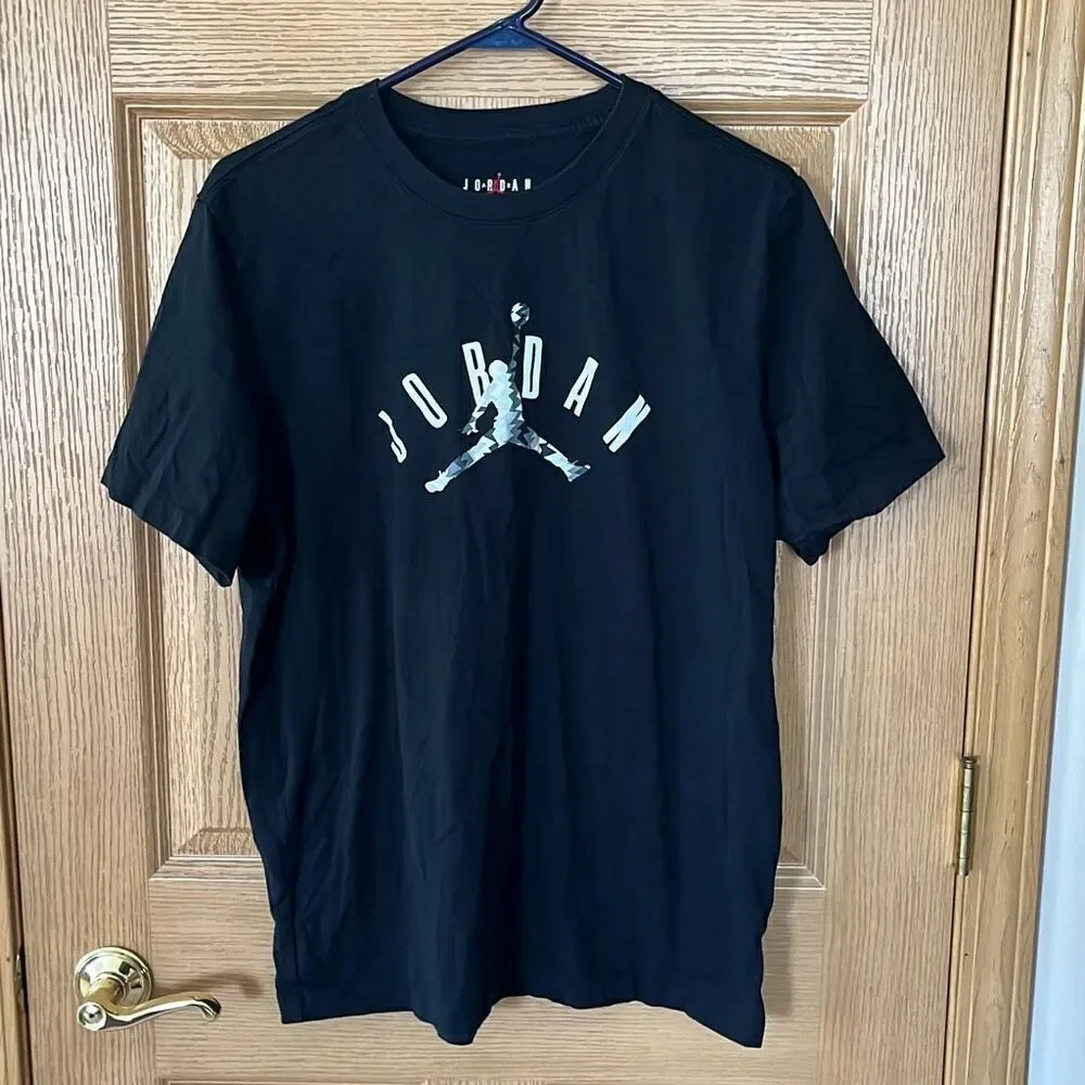 Jordan Flight MVP Black Short Sleeve T-Shirt Large‎